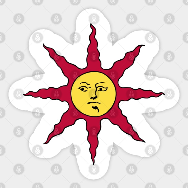 Praise the Sun Sticker by RetroFreak
